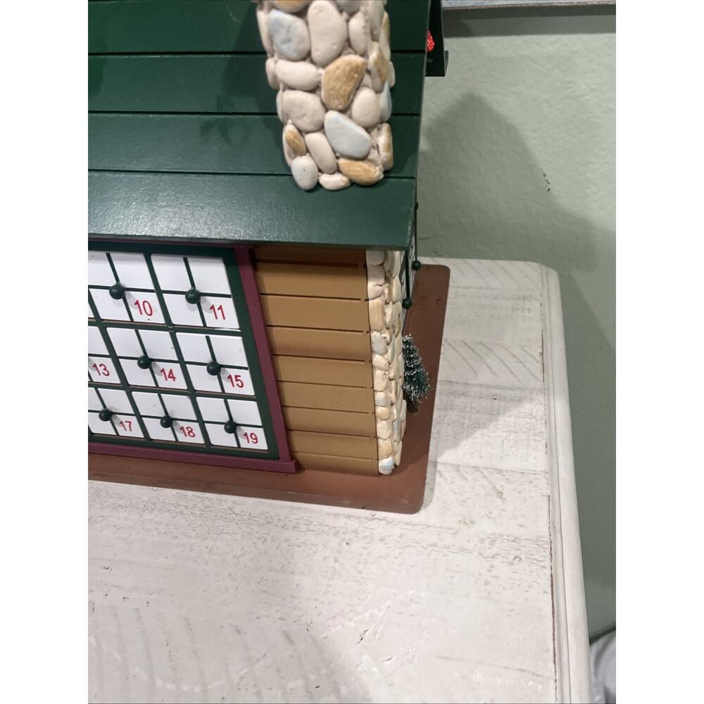Wooden House Advent Calendar, Christmas Theme Plow And Hearth 24 Wooden Figurine - Picture 15 of 16